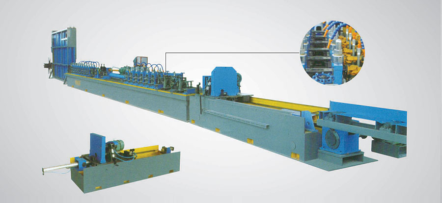 YF144、165、219直縫高頻焊管機(jī)組